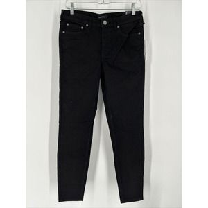 Frank and‎ Oak The Debbie High Rise Skinny Jean Black Size 27 (30x29) NWT
